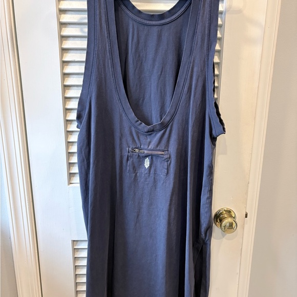 Free People Navy Hot Shot Tunic - Picture 3 of 4